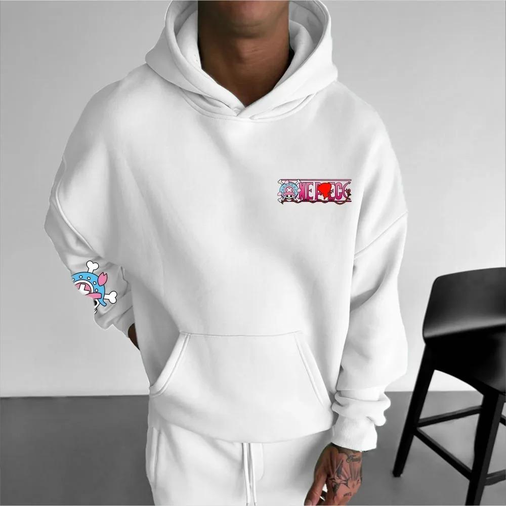 2026 ONE PIECE Unisex Mikina Svetr Tony Tony Chopper Japonsko Anime Léto Podzim Nové Kluci Dlouhý Rukáv Rodič-Dítě