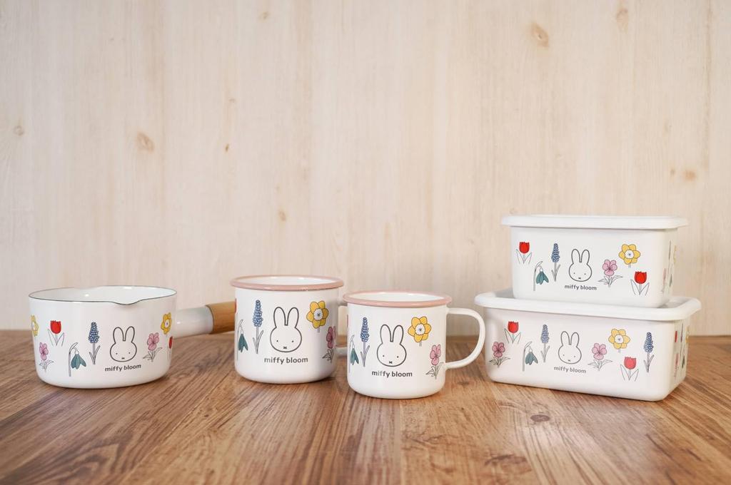Fuji Enamelware Miffy Bloom Mug 9cm MF26-9MG