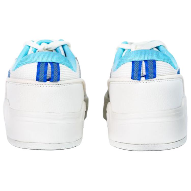 Li Ning Common 80s Coverage Slip Resistant And Abrasion Resistant Low top Skateboard Shoes Men's Champagne White AGCV207-1