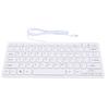 Type C Wired Keyboard Quiet Lightweight Silent Chocolate Key Small Wired Keyboard for Computer PC Laptop