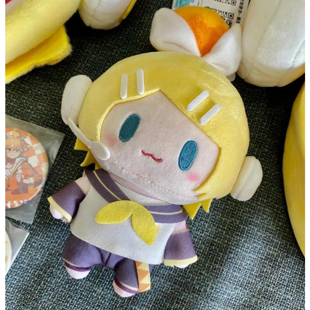 Hatsune Miku Plush Toys Keychain Kagamine Len Rin Backpack Charm Anime Peripheral Cute Stuffed DollBag Decoration Birthday Gifts