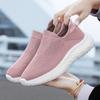 Shoes, men's and women's 25 spring casual shoes, flying weave running shoes, soft-soled couple shoes, trendy one-foot slippers