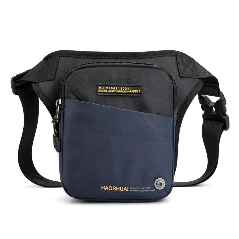 Motocykl Rider Drop Leg Bag Taška do pasu pro muže Travel Assault Pánský Nylonový pás Messenger Cross Body Fanny Pack Tašky na boky