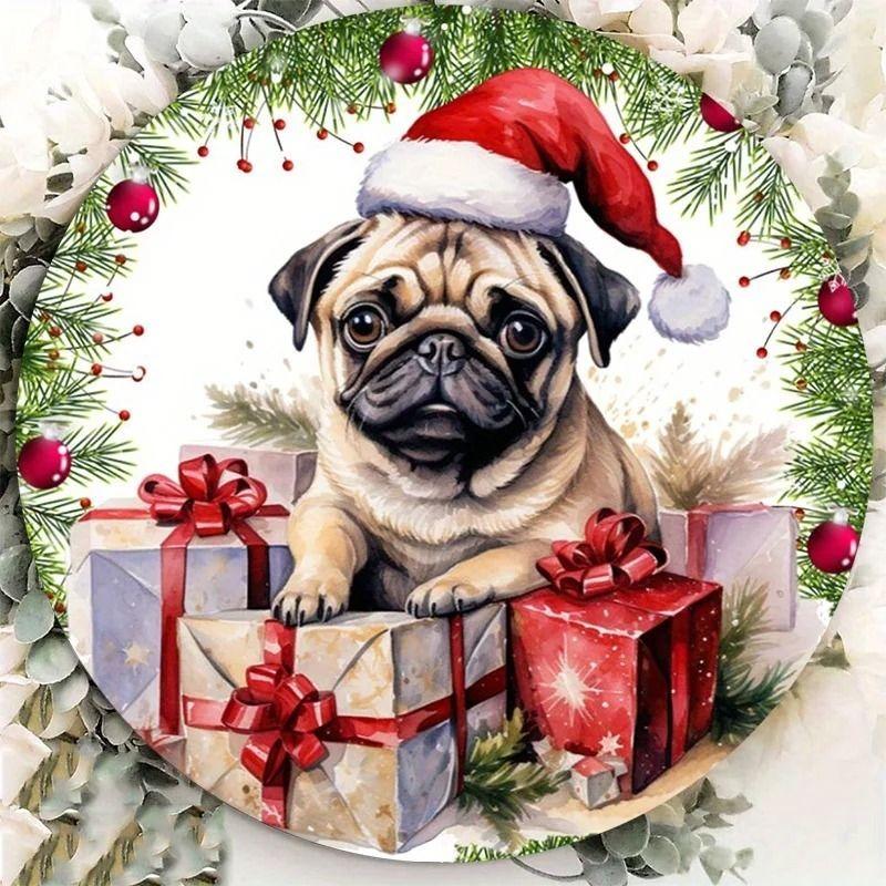 2D Flat Hanging Decorative Metal Sign Hand Painted Art