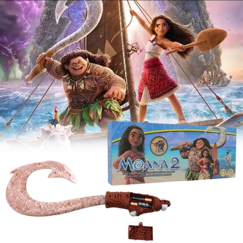 Moana Hook Fish Rod Anime Peripheral Cosplay Prop Toy Model Gift Decoration