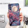 Dreamy Night Cherry Blossom Tree Soft Phone Case for Samsung A17 A37 A57 A16 A26 A36 A56 A15 A25 A35 A55 A14 A24 A34 A54 A13 A23