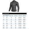 Wetsuit Top Scuba Diving Suit 3mm Black High Elastic with Zipper Spearfishing Dive Body