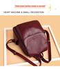 2026 Versatile Women's Soft Leather Backpack - Large Capacity for School, Travel, and Outdoor Use