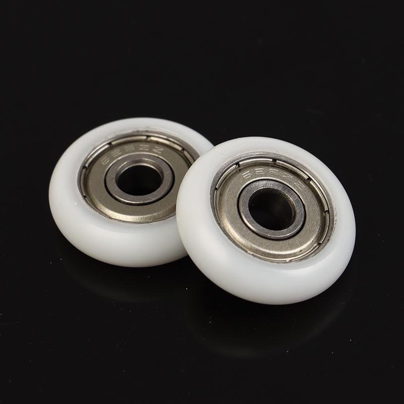 2 stk 6*25*7Mm Sfærisk overflate Gummibelagt Lagerhjul Pom Innpakket Lagerhjul Plastlagerhjul Møbelbeslag