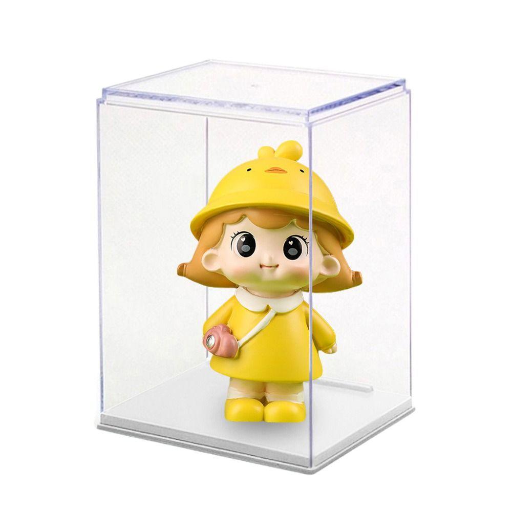 Ručně vyráběné figurky Displej Průhledný stojan Praktický výstavní box Make-up