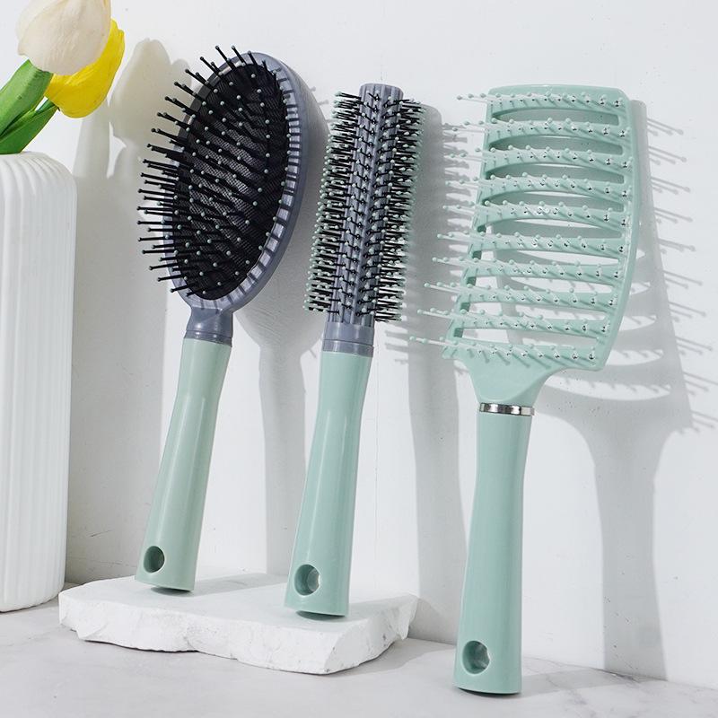 Big Bay Antistatisk Luftkudde Hårborste för Långt, Lockigt Hår - Fluffig Volym & Massage