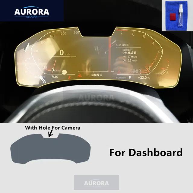 

For BMW 8 SERIES 22-23 G14 G15 G16 Dashboard,Navigation Transparent TPU Protective Film Anti-scratch Repair Film Accessory Refit For Dashboard