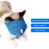 Cat Muzzle Breathable Mesh Cat Mouth Mask Grooming Restraint Bag - Anti Bite, Anti Meow, Prevent Scratching & Chewing - S-Blue, Blue, Pink