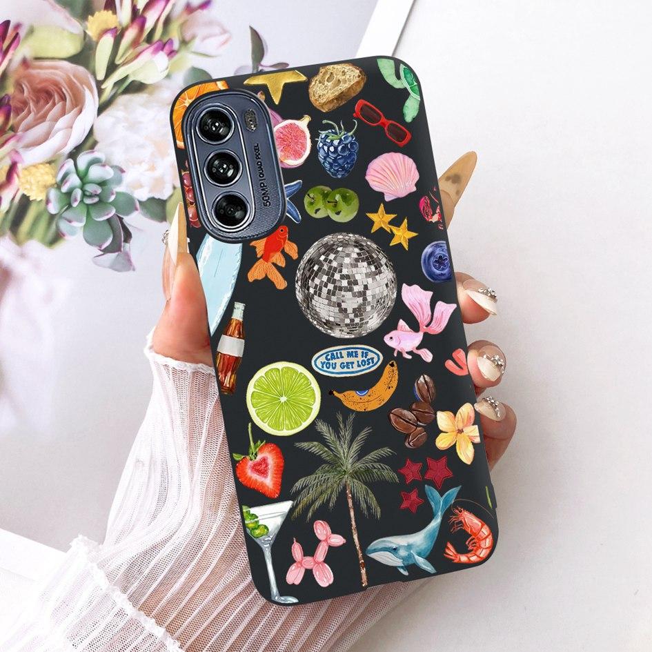 For Motorola Moto G62 5G Case Fashion Butterfly Bowknot Pattern Soft Silicone Cover For Motorola Moto G22 G32 G42 4G Phone Shell