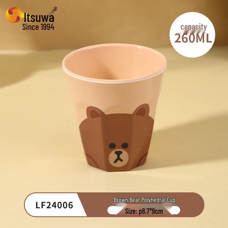 WUHE Brown Bear Kids  Melamine Feeding Set