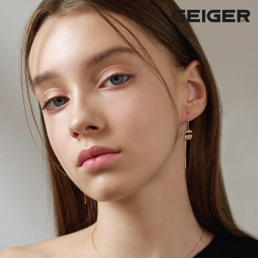 14K Circle Long Earrings GI14EE347