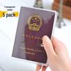 Frosted Transparent Waterproof Passport and Card Holder - Business Travel Protective Case