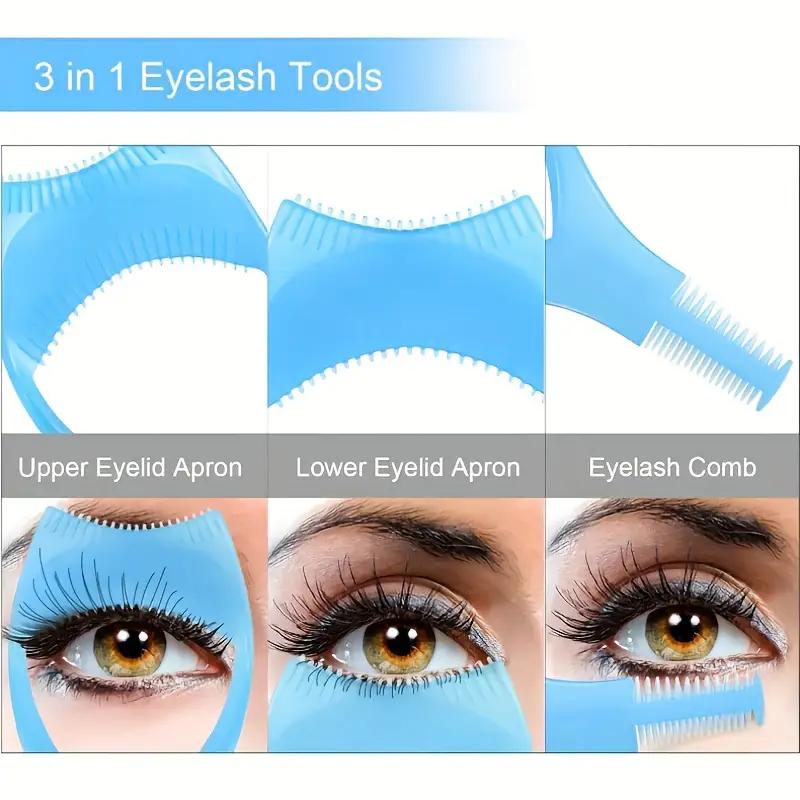1PCS Mascara Shield Guard Lash Buddy Tool Mascara Guard Eye Lash Applicator, Makeup Cosmetic Lash Guard, Eyelash Tool 3 In 1 Upper Lower Mascara Tool