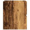 Bathroom Cabinet with Vintage Wood Effect 60 X 38.5 X 45 Cm Particleboard