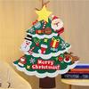 Kids DIY Christmas Tree Home Decoration Kit Handmade Felt Christmas Tree Craft Diy Set Christmas Supplies Children Gift New Year