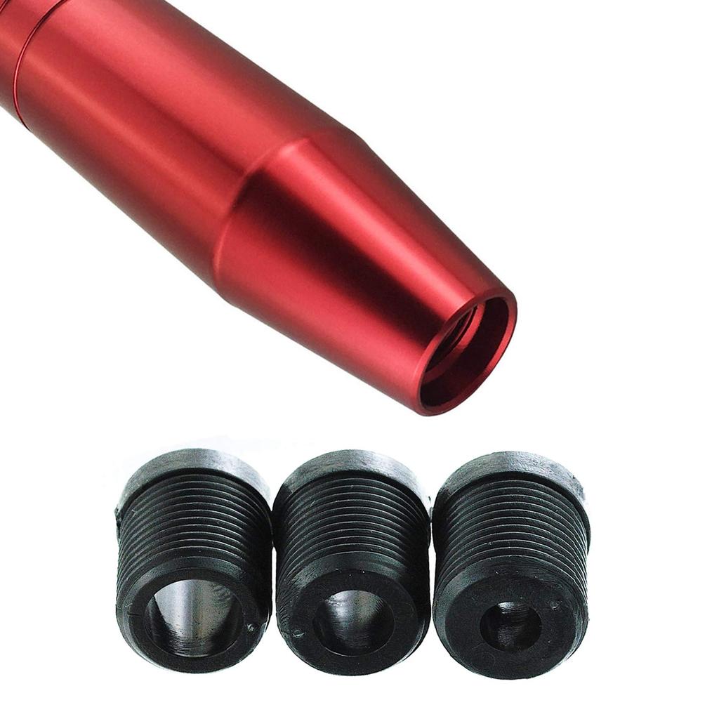 Abfer Aluminum Shift Weighted 13cm Gear Stick Shifter Lever Fits Most Red Knob, Handle, Vehicles, Cars, Trucks,