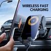 360° Rotation Car Wireless Charger Phone Charge Holder Air Outlet Cell Stand For iPhone 16 15 14 13 12 Car Fast Charging Station