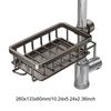 Kitchen Drain Shelf 3-Tier Multi-Functional Kitchen Storage Rack Kitchen Sink Organizer Large Over The Sink Dish Rack with Cover