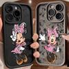 Minnie Mouse Phone Case For iPhone 17E 11 12 13 14 15 16 17 Pro Max Fundas 17 Air Plus 16e 13 Mini Silicone Cover Cartoon