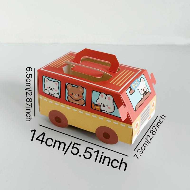 Festive Cartoon Car Candy Box - Baby Gift & Birthday Souvenir
