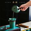 Chunlangan Tea-Making Sets Set Home Office Kiln Baked Retro Side Handle Cover Teacup Set Gift Box Tea Set Chinese Gaiwan