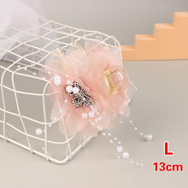 Haarspange mit Schmetterlings- und Blumenmuster, Haifisch-Haarspange für Damen, Haarschmuck mit Quasten und elegantem Blumenmuster.