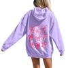 Women's Long Sleeve Letter Print Hoodie Sweatshirt Casual Pullover