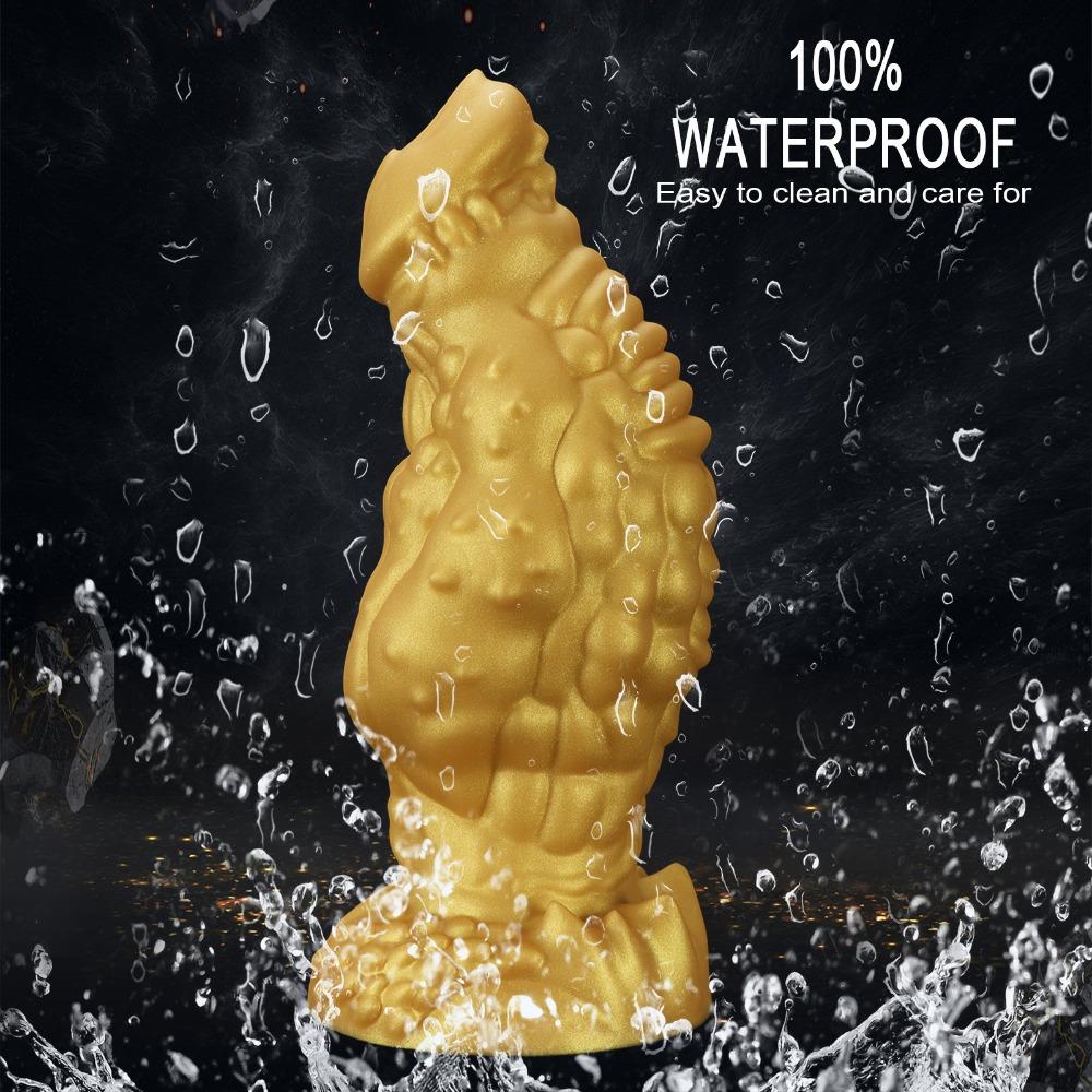 Muscle God Silicone Anal Plug - Wearable Butt Plug for Women, SM Training & Anal Stretching, Unique Irregular Design Adult Toy