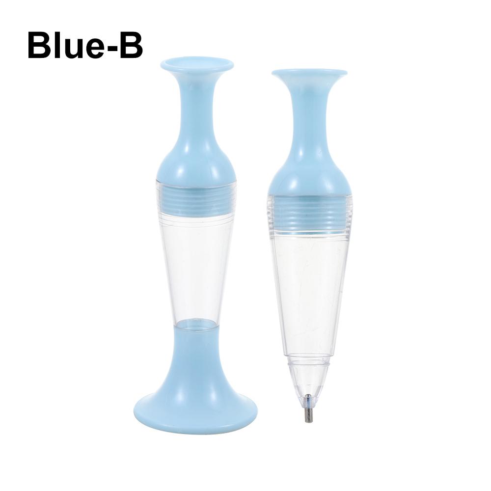 

1PC Flower Pot Shape Point Drill Pen Cross Stitch 5D Diamond Painting Tool Point Drill Pen Diamond Pen Sewing Accessories