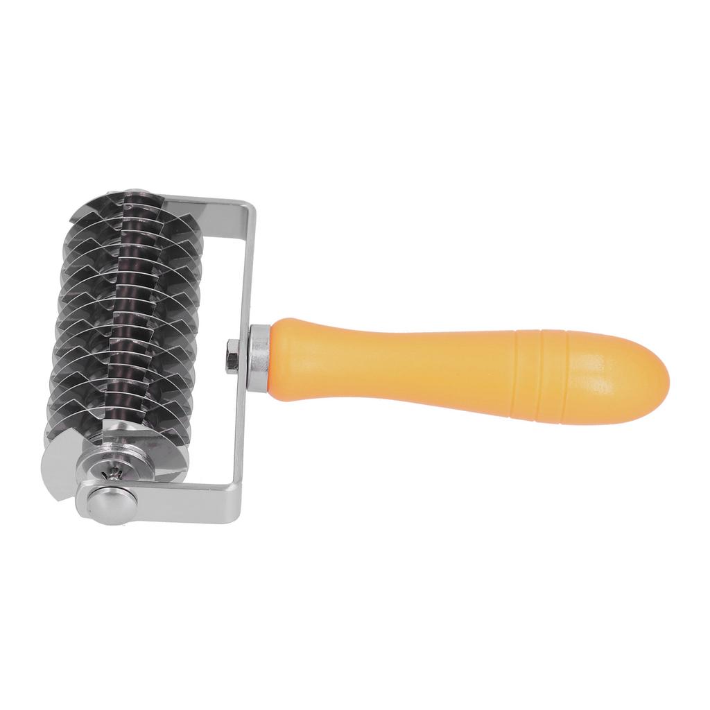 Dough Lattice Roller Stainless Steel Baking Cookies Pie Pizza Roller Cutter with Plastic HandleLattice Roller