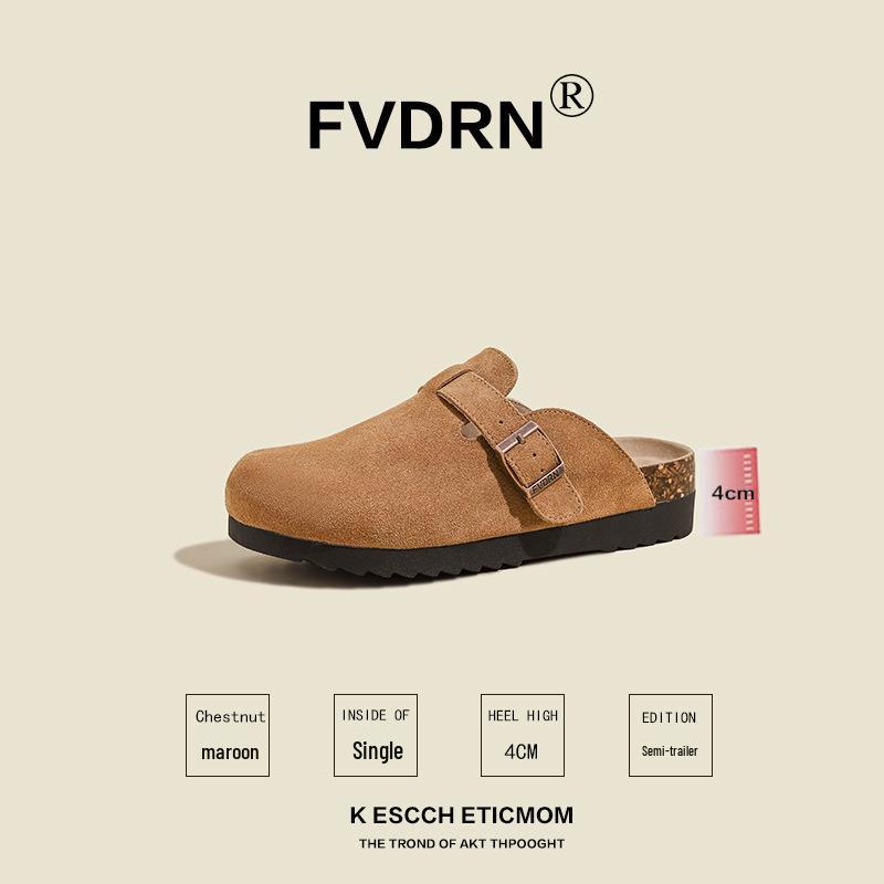 

Женские ретро-полуботинки Birkenstock: Натуральная коровья кожа с улучшенной пробковой подошвой толщиной 4 см, дизайн с плоским носком 35
