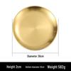 Korean Style Thickened Stainless Steel Round Plate