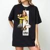 Camiseta de la película Kill Bill Algodón Lavado Vintage Camiseta Gráfica Unisex Cuello Redondo Oversize Manga Corta Ropa Urbana Retro de Horror Top Merchandising Regalo