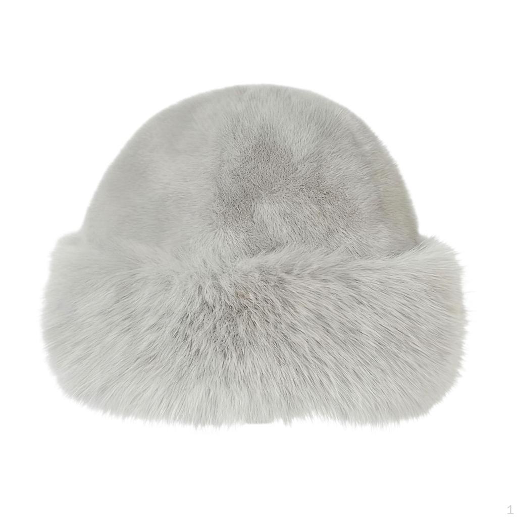 Faux Winter Hat, Bucket Fashionable for Walking, Camping, Hiking, Skiing, Cycling