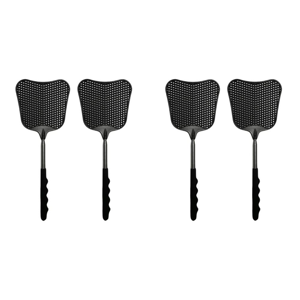 2/6 Confezioni Schiaccia mosche telescopici Manico lungo Schiaccia zanzare mosche Trappola Schiaccia mosche manuale Repellente per insetti Schiaccia insetti Estendibile 65cm