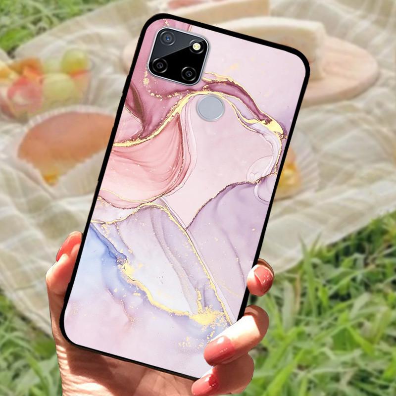 For OPPO Realme C21Y Case Marble Fashion Soft Silicon Cover for Realme C21 C25 C25s Phone Cases Protective Realmi C 21 Y Capa