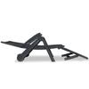 Loungers Sun Lounger With Footrest Plastic