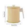 BPA-Free Grease Separator Anti-Leakage Stainless Steel Strainer Oil Filter Pot  Deep Frying