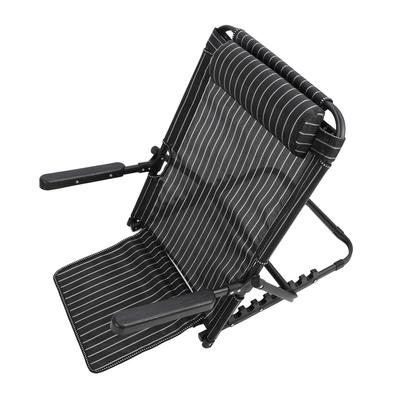 Lifting Bed Backrest with Headrest Armrests Portable Folding Multi Function 7 Positions Adjustable Sit Up Back Rest for