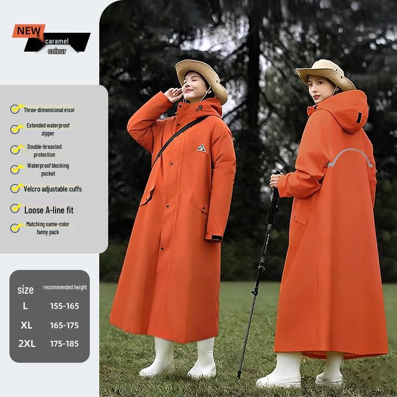 

Unisex Full-Body Electric Bicycle and Hiking Raincoat XL