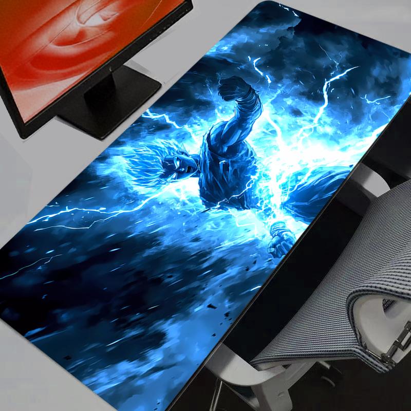 Dragon Ball Z DBZ Mouse Pad big Gamer Gaming Accessories Speed Keyboard rug Rubber Lock Edge Mouse Mat Desk Mat Laptop mousepad
