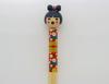 Traditional folk art Japanese souvenir Kokeshi ballpoint pen set of 12 3 3 (6 red, blue, yellow)