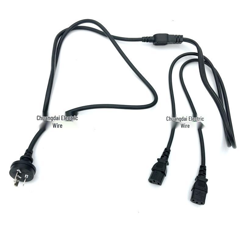 Custom One-to-Two/Three/Four C13 Power Cord - US/European/UK/Australian Standard