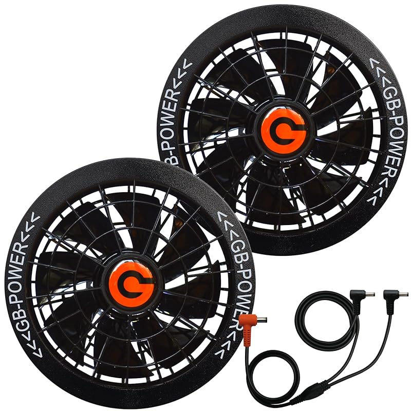 

[GB-POWER] vest with fan 24V fan set Single item 2024 longest in the industry 15 months warranty GF3 Work clothes with fan air conditioning work