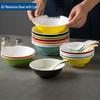 A5 Melamine Two-Tone Inverted Edge Bowls
